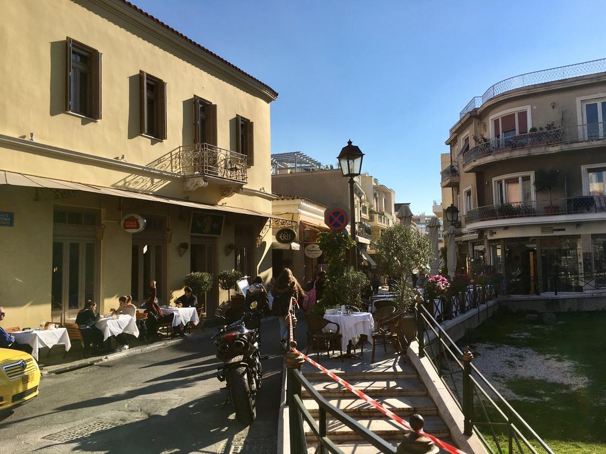 Appartamento Athens Authentic Elegance At Acropolis Esterno foto