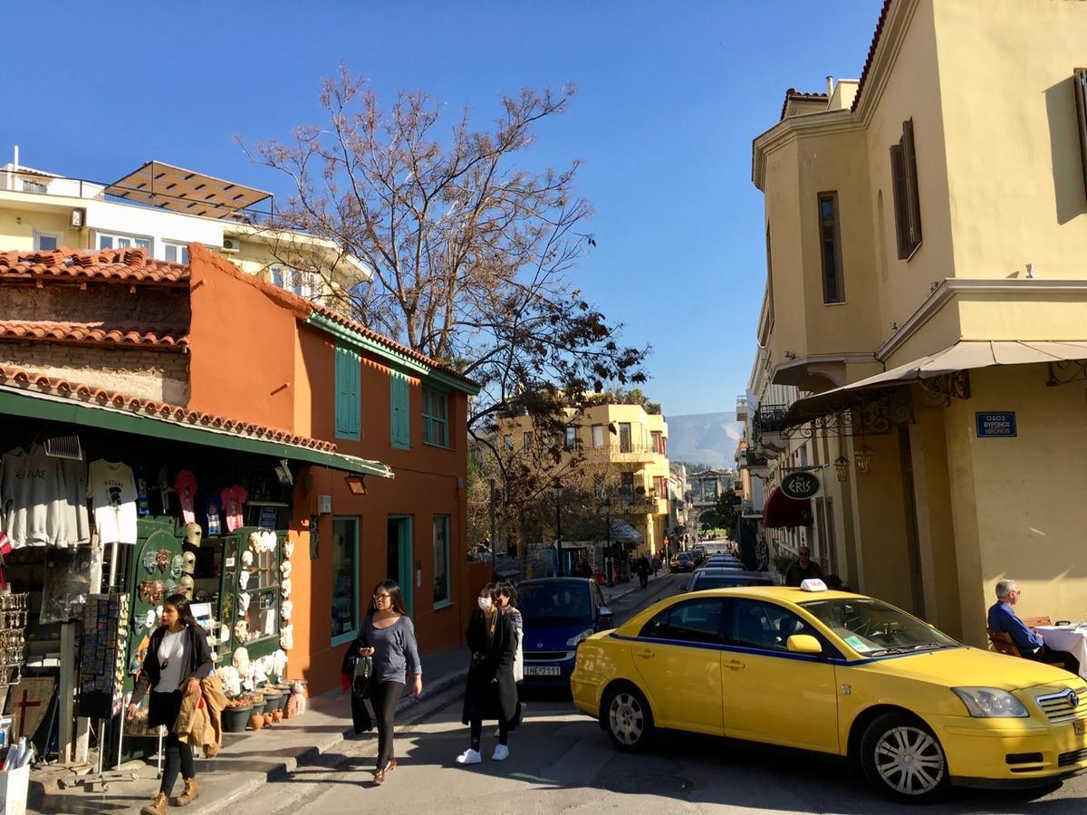 Appartamento Athens Authentic Elegance At Acropolis Esterno foto